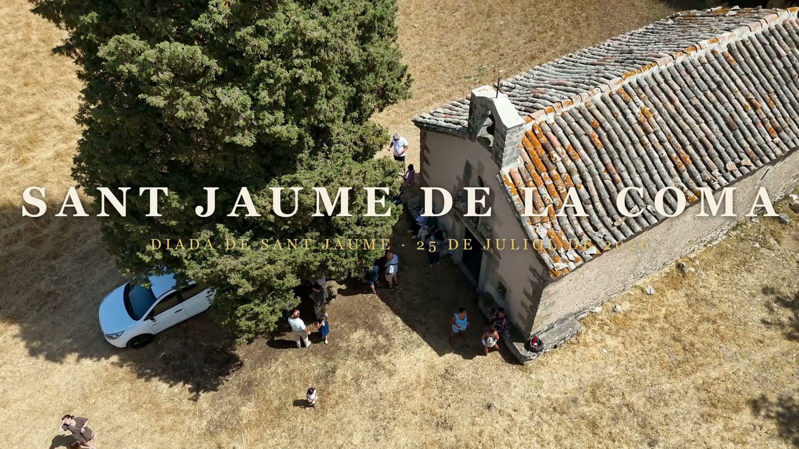 L'ermita de Sant Jaume de la Coma des de l'aire, diada de Sant Jaume 2026